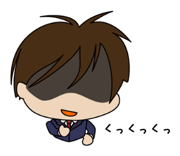 Japanese school boy sticker #615342