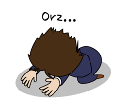 Japanese school boy sticker #615351