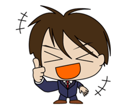 Japanese school boy sticker #615353