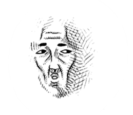 Flat face sticker #615483