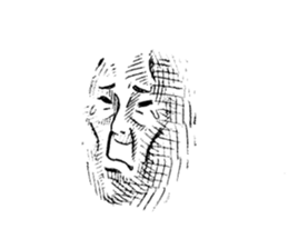 Flat face sticker #615485