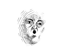 Flat face sticker #615489