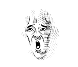 Flat face sticker #615490