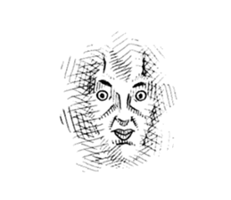 Flat face sticker #615492