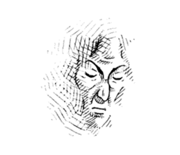 Flat face sticker #615494