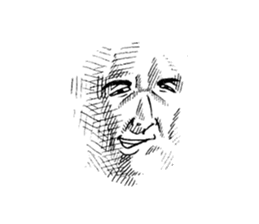 Flat face sticker #615498