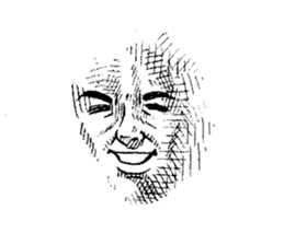 Flat face sticker #615499