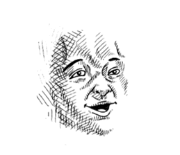 Flat face sticker #615501