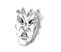 Flat face sticker #615503