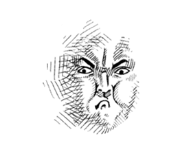 Flat face sticker #615504