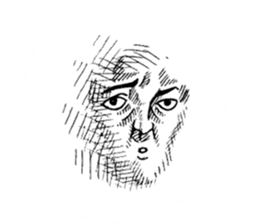 Flat face sticker #615505