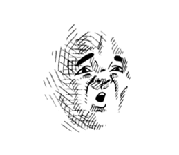 Flat face sticker #615507