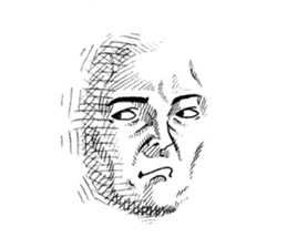 Flat face sticker #615509