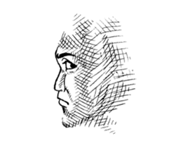 Flat face sticker #615510