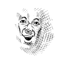 Flat face sticker #615513