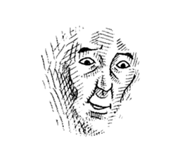 Flat face sticker #615516