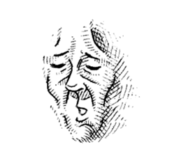 Flat face sticker #615517