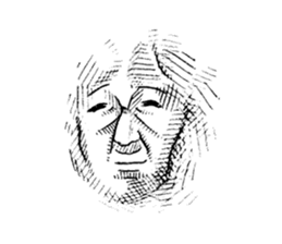 Flat face sticker #615518