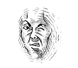 Flat face sticker #615520