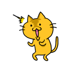 Cat of double chin sticker #615715