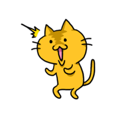 Cat of double chin sticker #615715