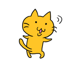 Cat of double chin sticker #615716