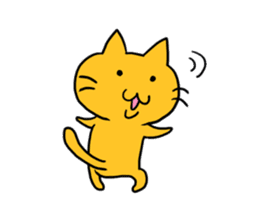 Cat of double chin sticker #615716