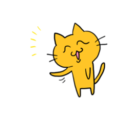 Cat of double chin sticker #615720