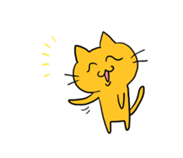 Cat of double chin sticker #615720