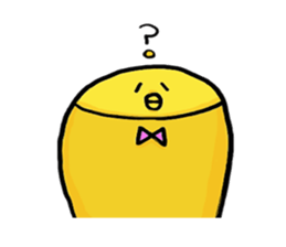 a calm chicken sticker #615820