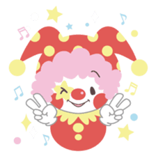 Clown circus sticker #616122