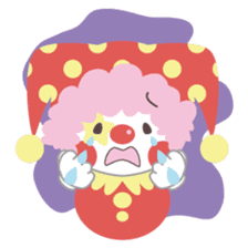 Clown circus sticker #616129