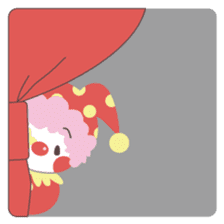 Clown circus sticker #616150