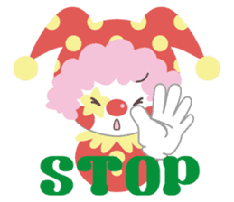 Clown circus sticker #616158