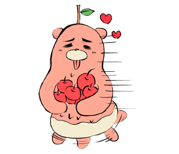 Mixing fruits sticker #616730