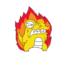 J the Crocodile sticker #616802