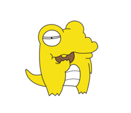 J the Crocodile sticker #616803