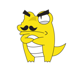 J the Crocodile sticker #616826