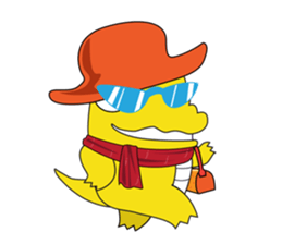 J the Crocodile sticker #616828