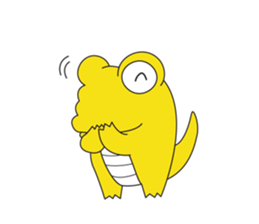 J the Crocodile sticker #616836