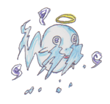 Graffiti ghost sticker #616846