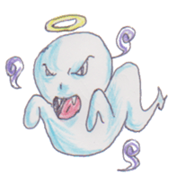 Graffiti ghost sticker #616852