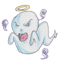 Graffiti ghost sticker #616852