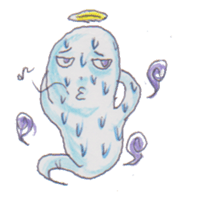 Graffiti ghost sticker #616853
