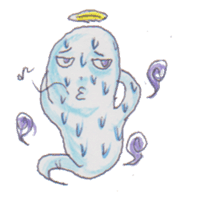Graffiti ghost sticker #616853