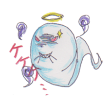 Graffiti ghost sticker #616855