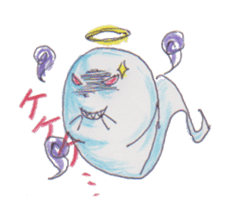 Graffiti ghost sticker #616855