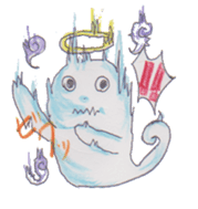 Graffiti ghost sticker #616857
