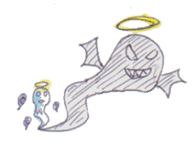 Graffiti ghost sticker #616862