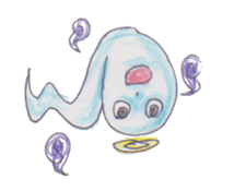 Graffiti ghost sticker #616866